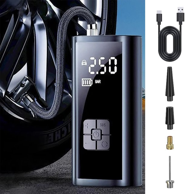 Portable Tire Inflator Rechargeable Electric Inflator