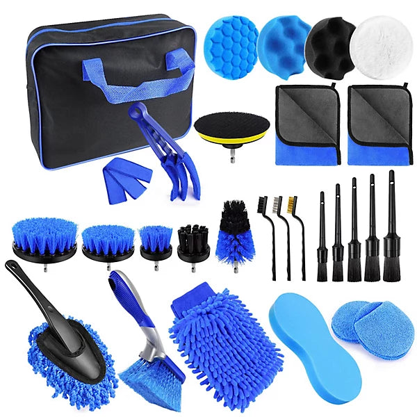 Car Detailing Brush Set Kit