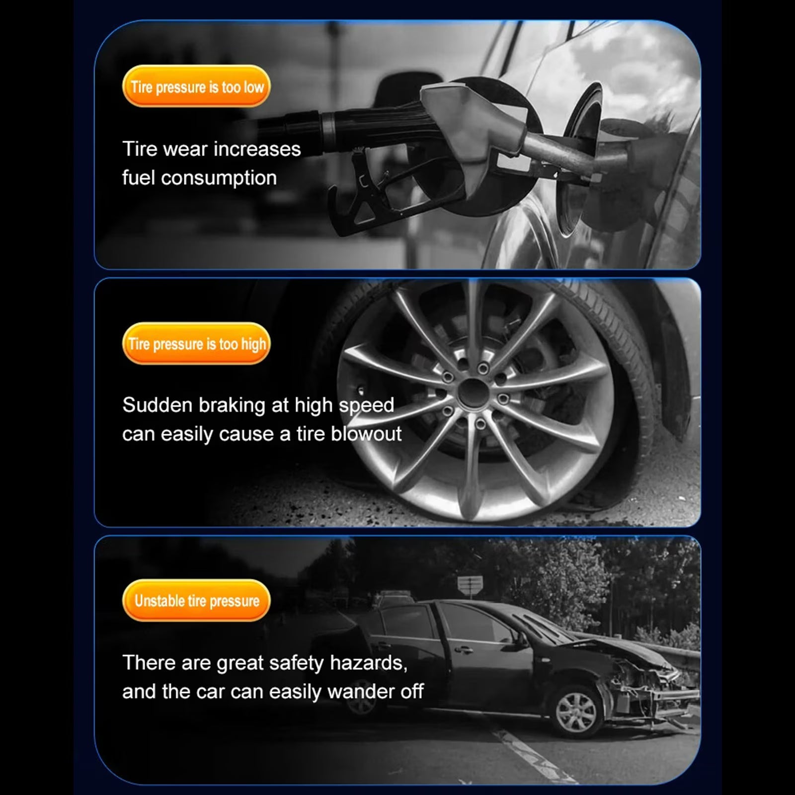 Portable Tire Inflator Rechargeable Electric Inflator